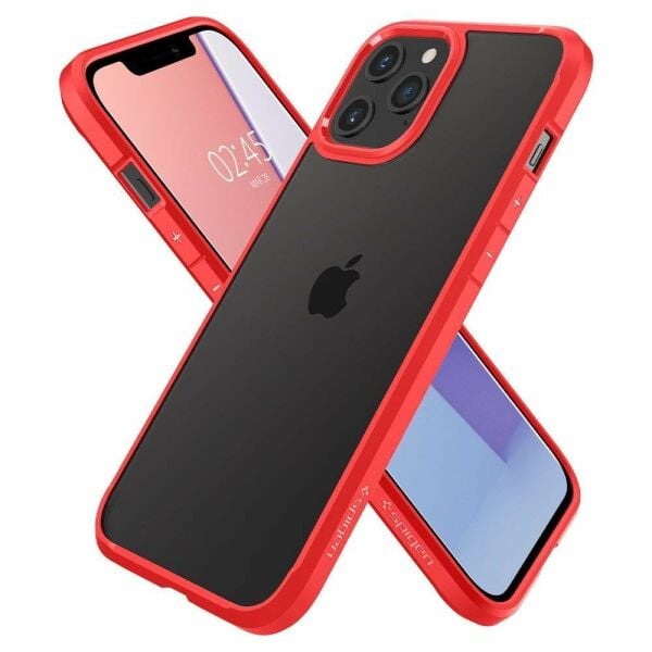 Spigen iPhone 12 / iPhone 12 Pro ile Uyumlu Kılıf Ultra Hybrid Red