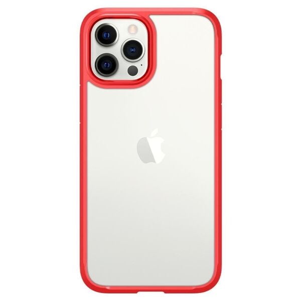 Spigen iPhone 12 / iPhone 12 Pro ile Uyumlu Kılıf Ultra Hybrid Red