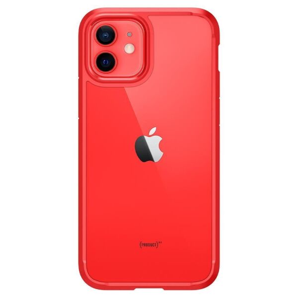 Spigen iPhone 12 / iPhone 12 Pro ile Uyumlu Kılıf Ultra Hybrid Red