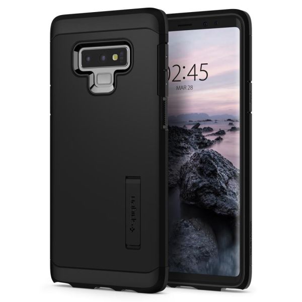 Spigen Galaxy Note 9 ile Uyumlu Kılıf Tough Armor Black