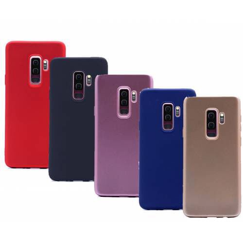 Jopus Galaxy S9 Plus ile Uyumlu Soft Silikon Kılıf Kırmızı