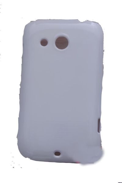 Desire C ile Uyumlu Parlak Sert Kauçuk Kılıf Beyaz Renk