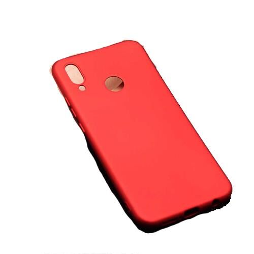 P20 Lite ile Uyumlu Soft Silikon Kılıf Kırmızı