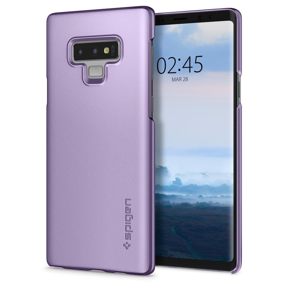 Spigen Galaxy Note 9 ile Uyumlu Kılıf Thin Fit Ultra İnce Lavender