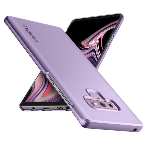 Spigen Galaxy Note 9 ile Uyumlu Kılıf Thin Fit Ultra İnce Lavender