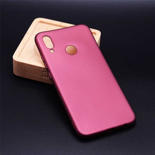 Jopus P20 Lite ile Uyumlu Soft Silikon Kılıf Mürdüm