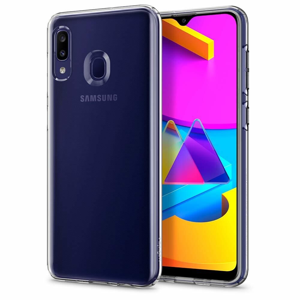 Spigen Galaxy M10s ile Uyumlu Kılıf Liquid Crystal Crystal Clear