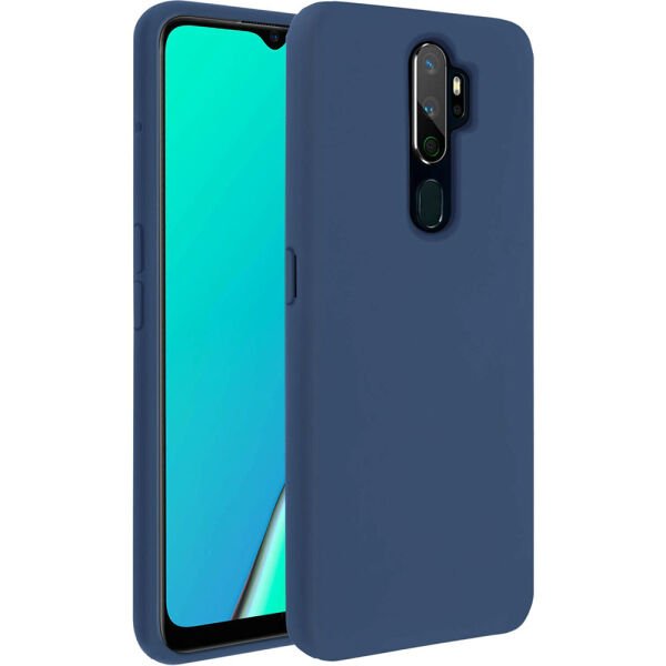 A5/A9 2020 ile Uyumlu Cappy Silikon Kılıf Mavi