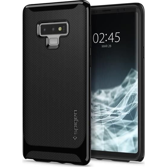 Spigen Galaxy Note 9 ile Uyumlu Kılıf Neo Hybrid Midnight Black