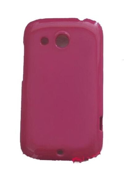 Desire C ile Uyumlu Parlak Sert Kauçuk Kılıf Pembe Renk