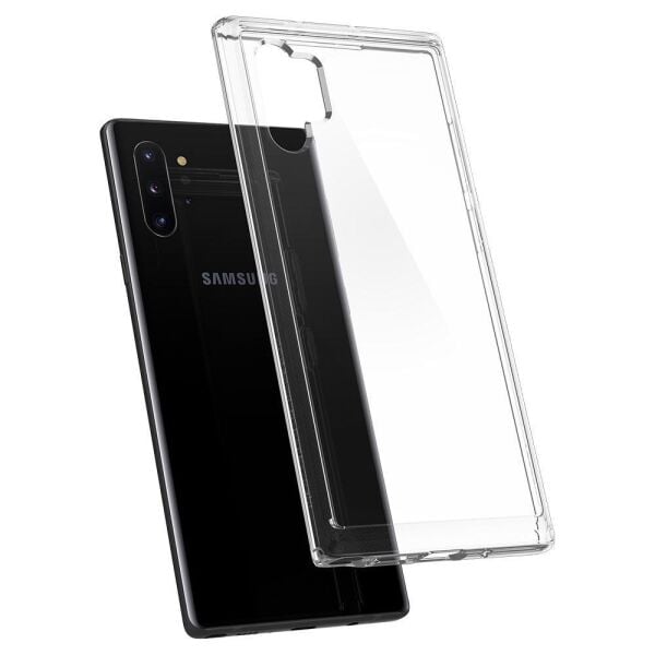 Spigen Galaxy Note 10 Plus ile Uyumlu Kılıf Ultra Hybrid Crystal Clear