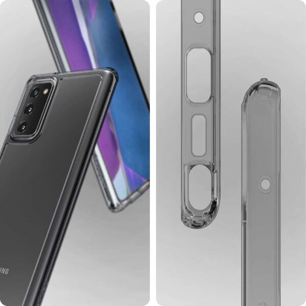 Spigen Galaxy Note 20 ile Uyumlu Kılıf Ultra Hybrid Gray