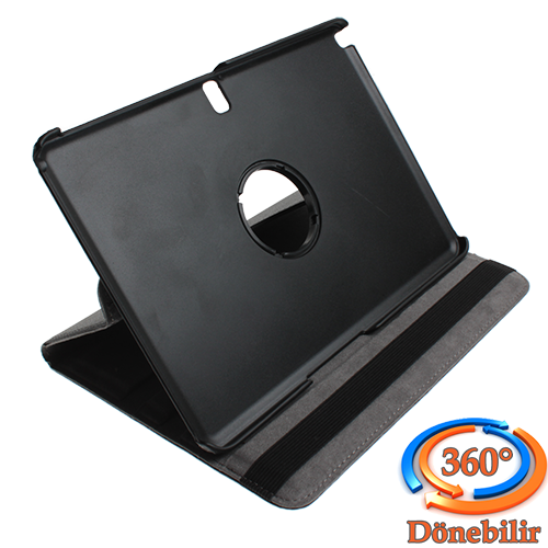 Galaxy Note 10.1 P6000 2014 Edition Dönerli Kılıf Siyah