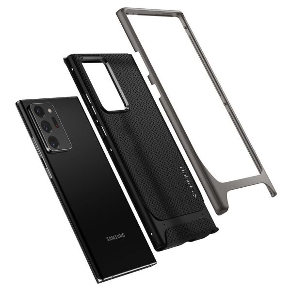 Spigen Galaxy Note 20 Ultra ile Uyumlu Kılıf Neo Hybrid Gunmetal