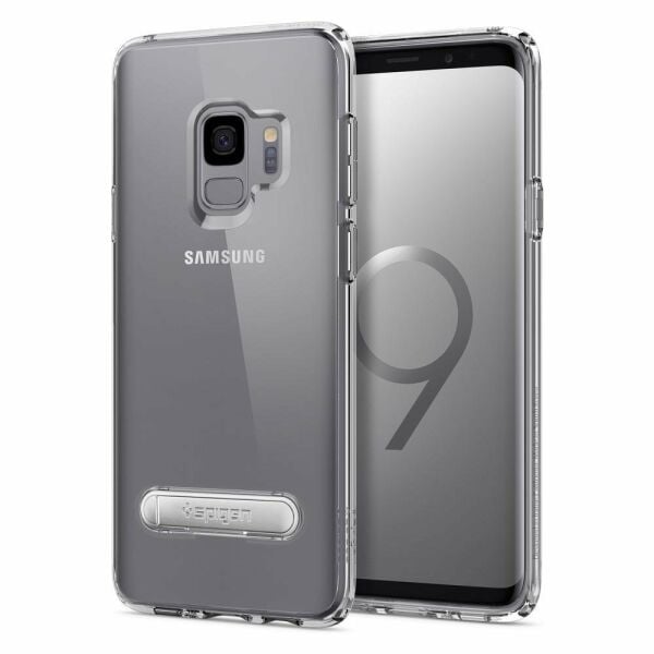 Spigen Galaxy S9 ile Uyumlu Kılıf Ultra Hybrid S Crystal Clear