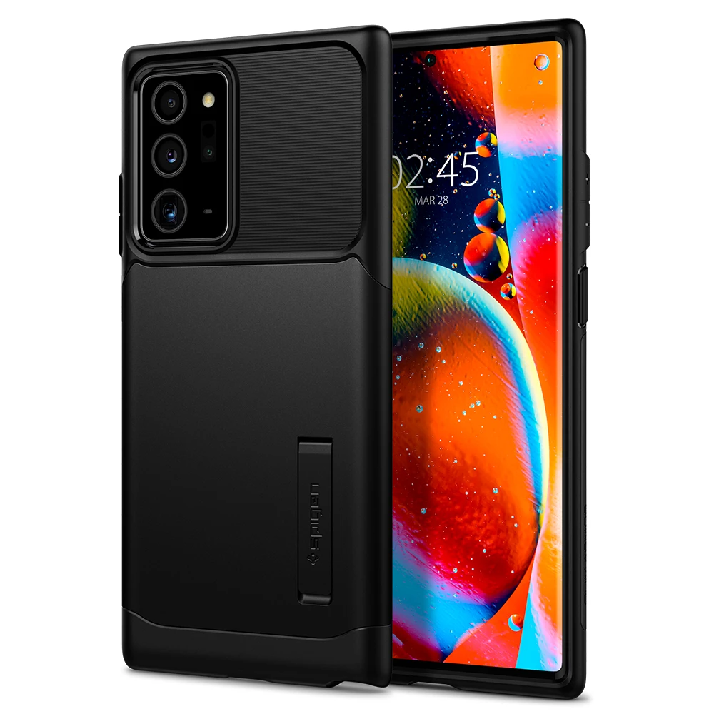 Spigen Galaxy Note 20 Ultra ile Uyumlu Kılıf Slim Armor Black