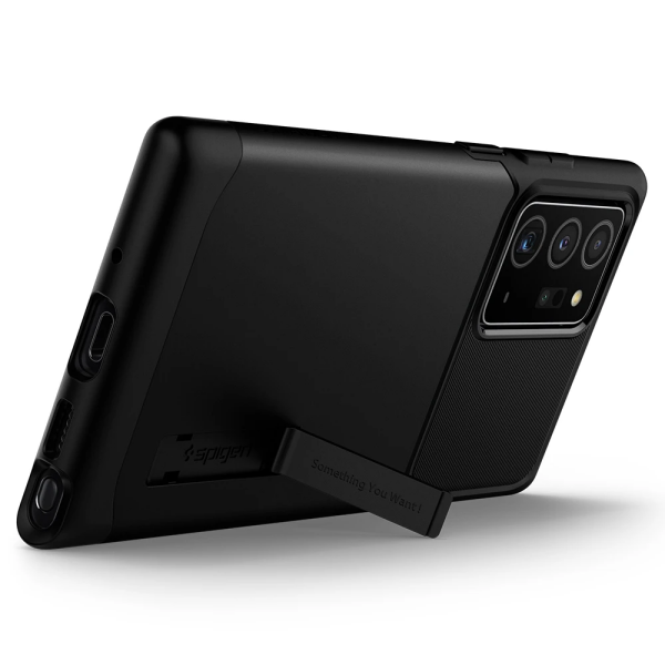 Spigen Galaxy Note 20 Ultra ile Uyumlu Kılıf Slim Armor Black