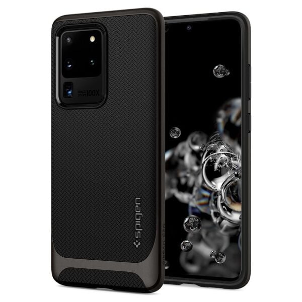 Spigen Galaxy S20 Ultra ile Uyumlu Kılıf Neo Hybrid Gunmetal