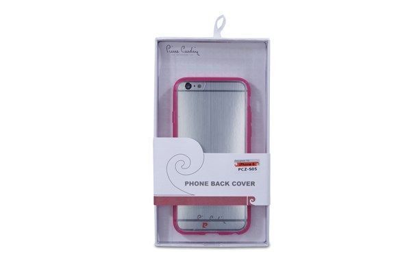 Pierre Cardin iPhone 6 ile Uyumlu Silikon Arka Koruma Paneli Pembe PCZ-S05