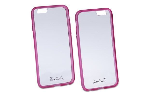 Pierre Cardin iPhone 6 ile Uyumlu Silikon Arka Koruma Paneli Pembe PCZ-S05