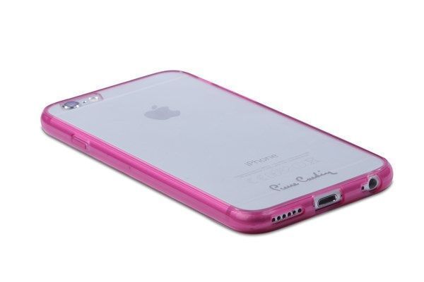Pierre Cardin iPhone 6 ile Uyumlu Silikon Arka Koruma Paneli Pembe PCZ-S05