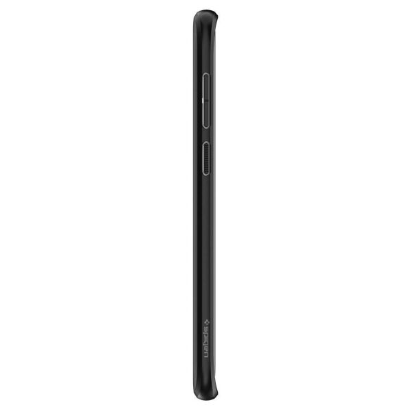 Spigen Galaxy S9 ile Uyumlu Kılıf Liquid Crystal 4 Tarafı Koruma Matte Black