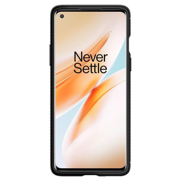 Spigen OnePlus 8 ile Uyumlu Kılıf Rugged Armor Matte Black