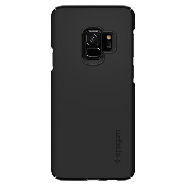 Spigen Galaxy S9 ile Uyumlu Kılıf Thin Fit Black