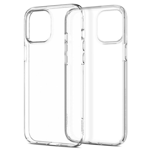 Spigen iPhone 12 Pro / iPhone 12 ile Uyumlu Kılıf Liquid Crystal Crystal Clear