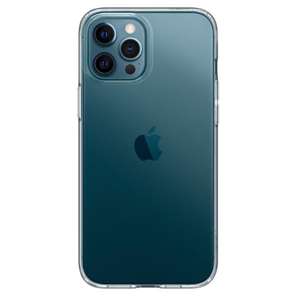 Spigen iPhone 12 Pro / iPhone 12 ile Uyumlu Kılıf Liquid Crystal Crystal Clear