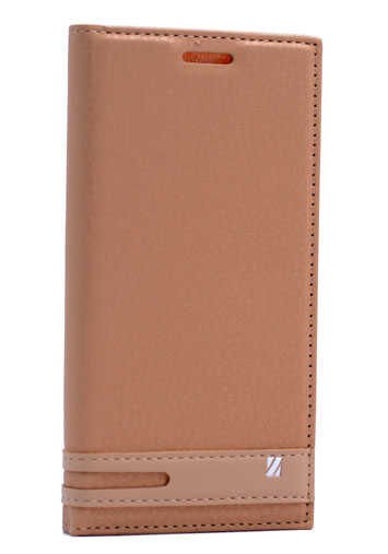 Zore Galaxy A3 2017 ile Uyumlu Elite Kapaklı Kılıf Gold