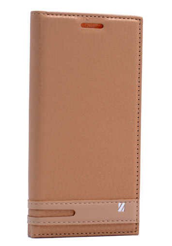 Zore Galaxy A3 2017 ile Uyumlu Elite Kapaklı Kılıf Gold