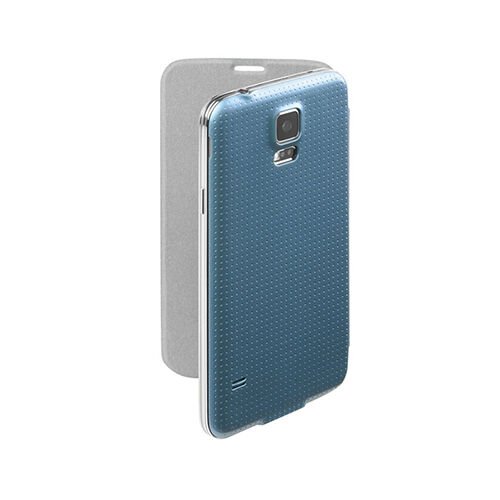 Cellular Line Galaxy S5 ile Uyumlu Flip Book Kılıf Mavi BACKBOOKGALS5B
