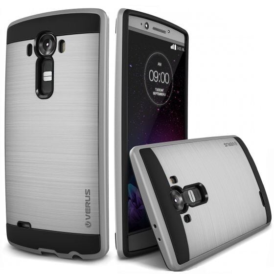 Verus G4 ile Uyumlu Case Verge Series Kılıf Renk  Light Silver