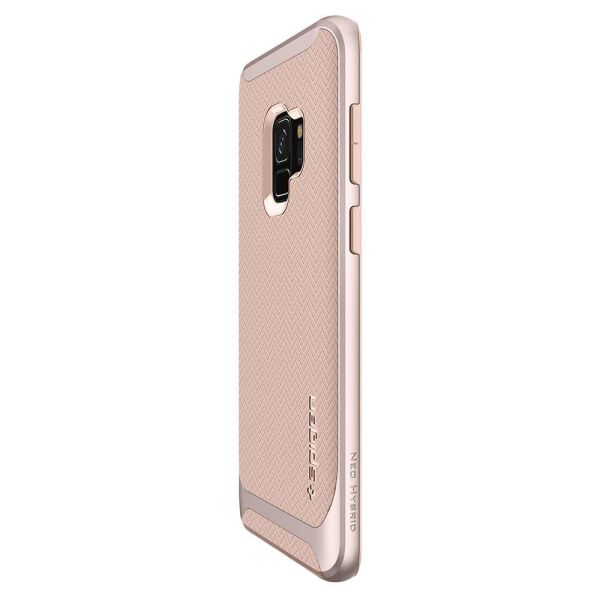 Spigen Galaxy S9 ile Uyumlu Kılıf Neo Hybrid Pale Dogwood