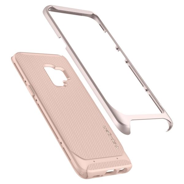 Spigen Galaxy S9 ile Uyumlu Kılıf Neo Hybrid Pale Dogwood