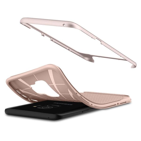 Spigen Galaxy S9 ile Uyumlu Kılıf Neo Hybrid Pale Dogwood