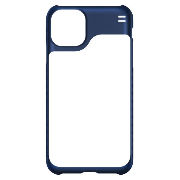 Spigen iPhone 11 Pro ile Uyumlu Kılıf Hybrid NX Denim Blue