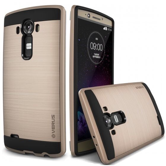 Verus G4 ile Uyumlu Case Verge Series Kılıf Renk  Shine Gold