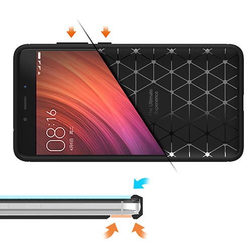 Red Mi Note 4X ile Uyumlu Room Silikon Kılıf Lacivert