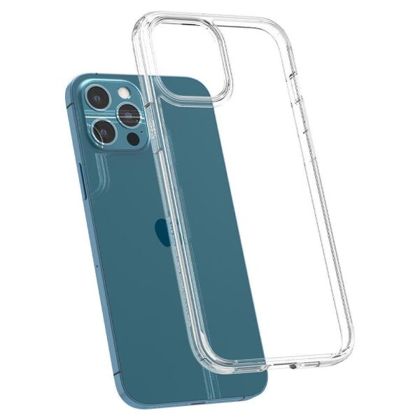 Spigen iPhone 12 / iPhone 12 Pro ile Uyumlu Kılıf Ultra Hybrid Crystal Clear