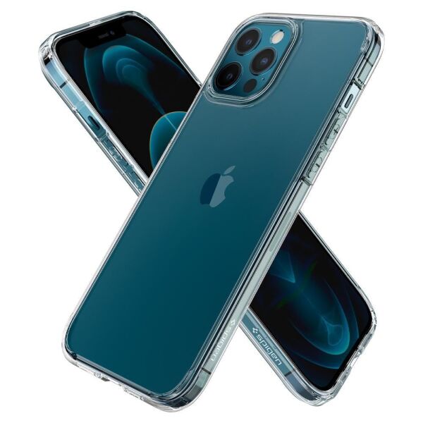 Spigen iPhone 12 / iPhone 12 Pro ile Uyumlu Kılıf Ultra Hybrid Crystal Clear