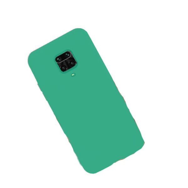 Redmi Note 9S ile Uyumlu Cappy Silikon Kılıf Su Yeşili