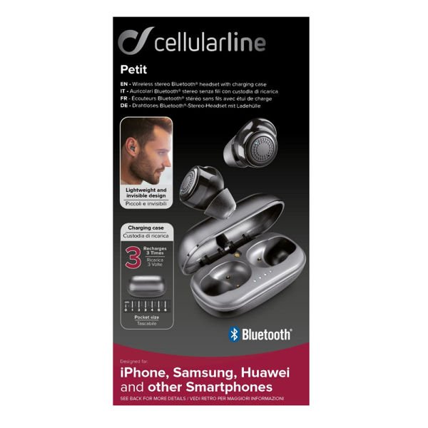 Cellularline Petit Bluetooth Kulaklık Siyah