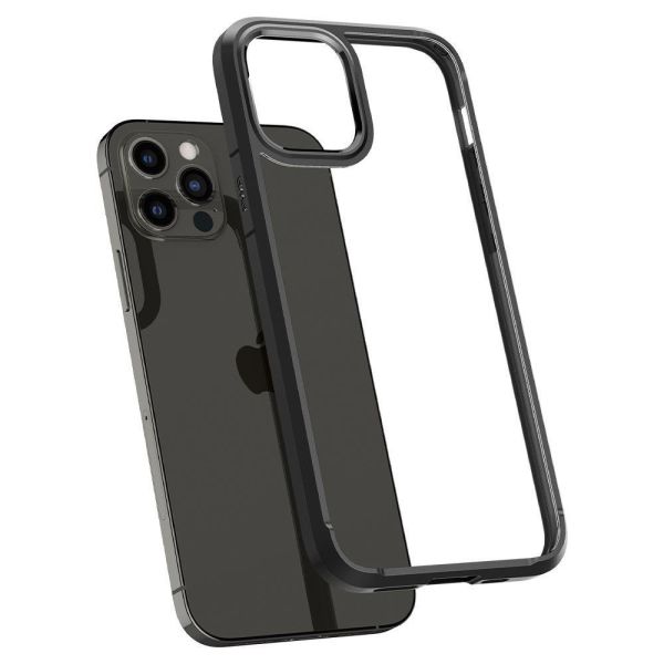 Spigen iPhone 12 / iPhone 12 Pro ile Uyumlu Kılıf Ultra Hybrid Matte Black