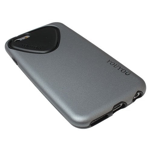 iPhone 6S/6 ile Uyumlu Kılıf Silikonlu Ultra Koruma Gri