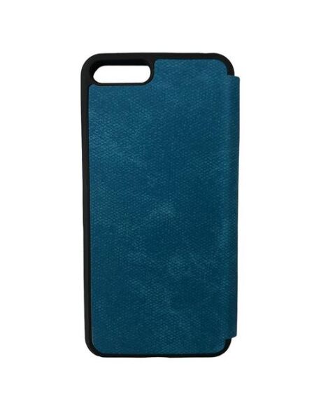 Jopus Y6 2018 ile Uyumlu Premium Kapaklı Kılıf Mavi