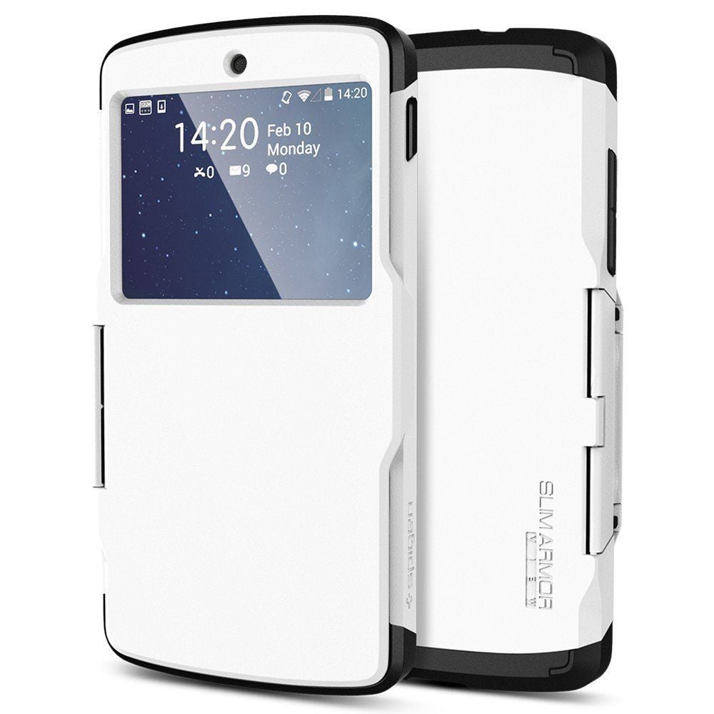 Spigen Nexus 5 ile Uyumlu Kılıf Slim Armor View White