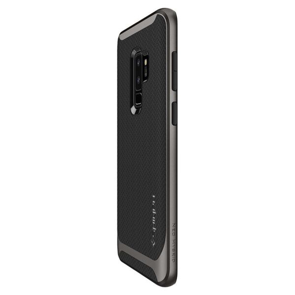 Spigen Galaxy S9 Plus ile Uyumlu Kılıf Neo Hybrid Gunmetal