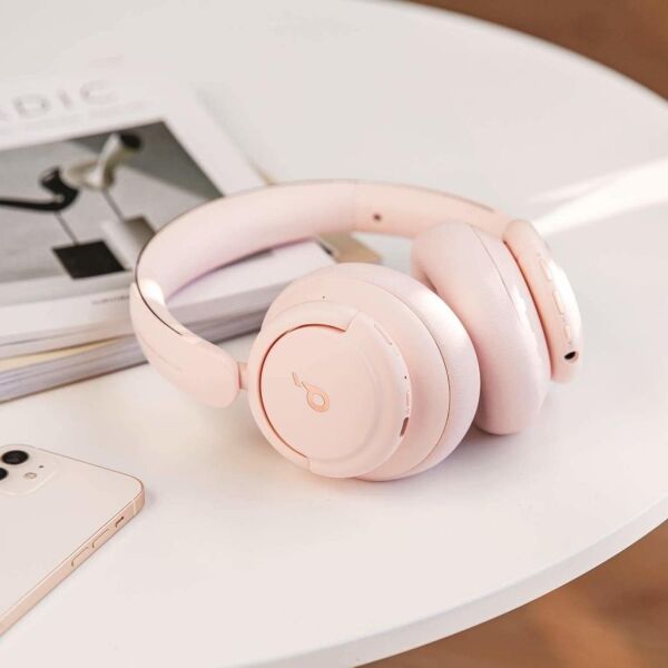 Anker Soundcore Life Q30 Kulak Üstü Bluetooth Kulaklık A3028 - Pembe